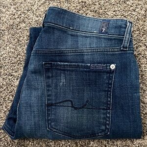 7 for all Mankind Josefina Skinny Boyfriend Size 28